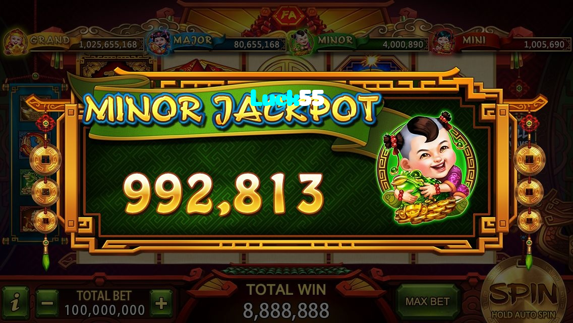 available types of Luck55 bet including pre-match live express and system bets