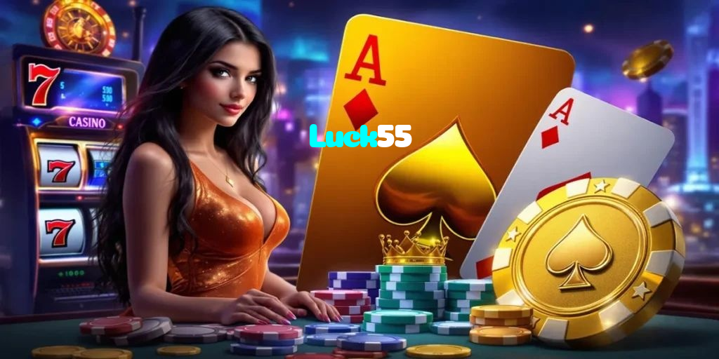 Luck55 خوش آمدید بونس +600% پیشکش موبائل ایپ کے پروموشن سیکشن میں دکھائی دیتی ہے۔